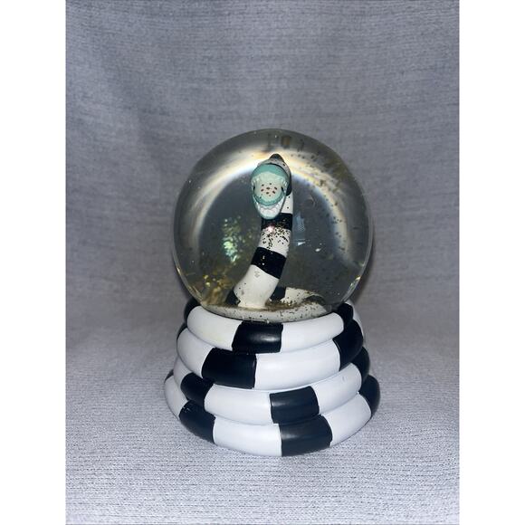Beetlejuice | Snow Globe Gold Glitter | Sandworm | 5 Inch | Used - Picture 1 of 6